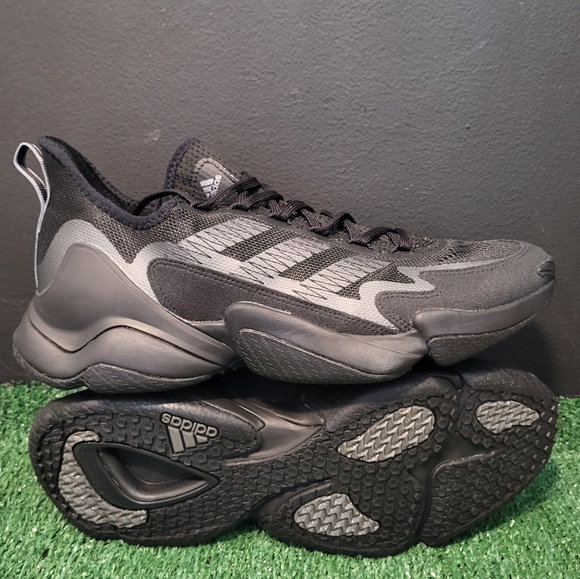 Adidas Impact FLX Tripple Black Low Top Training Sneakers Size 13 Men GZ5050 - Picture 1 of 13